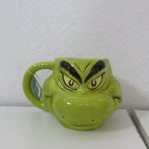 Grinchmas 3D Grinch Ceramic Mug / Coffee Cup Christmas Holiday Gift 16 oz